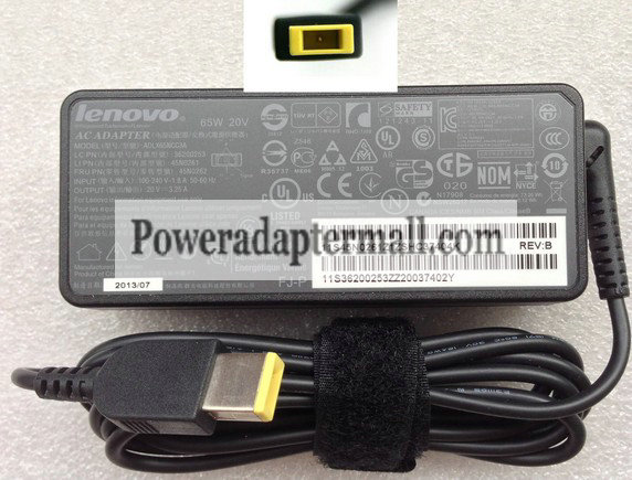 20V 3.25A Lenovo ADLX65NLC3A 36200251 45N0257 AC Adapter 20V 3.25A Lenovo ADLX65NLC3A 36200251 45N0257 AC Adapter