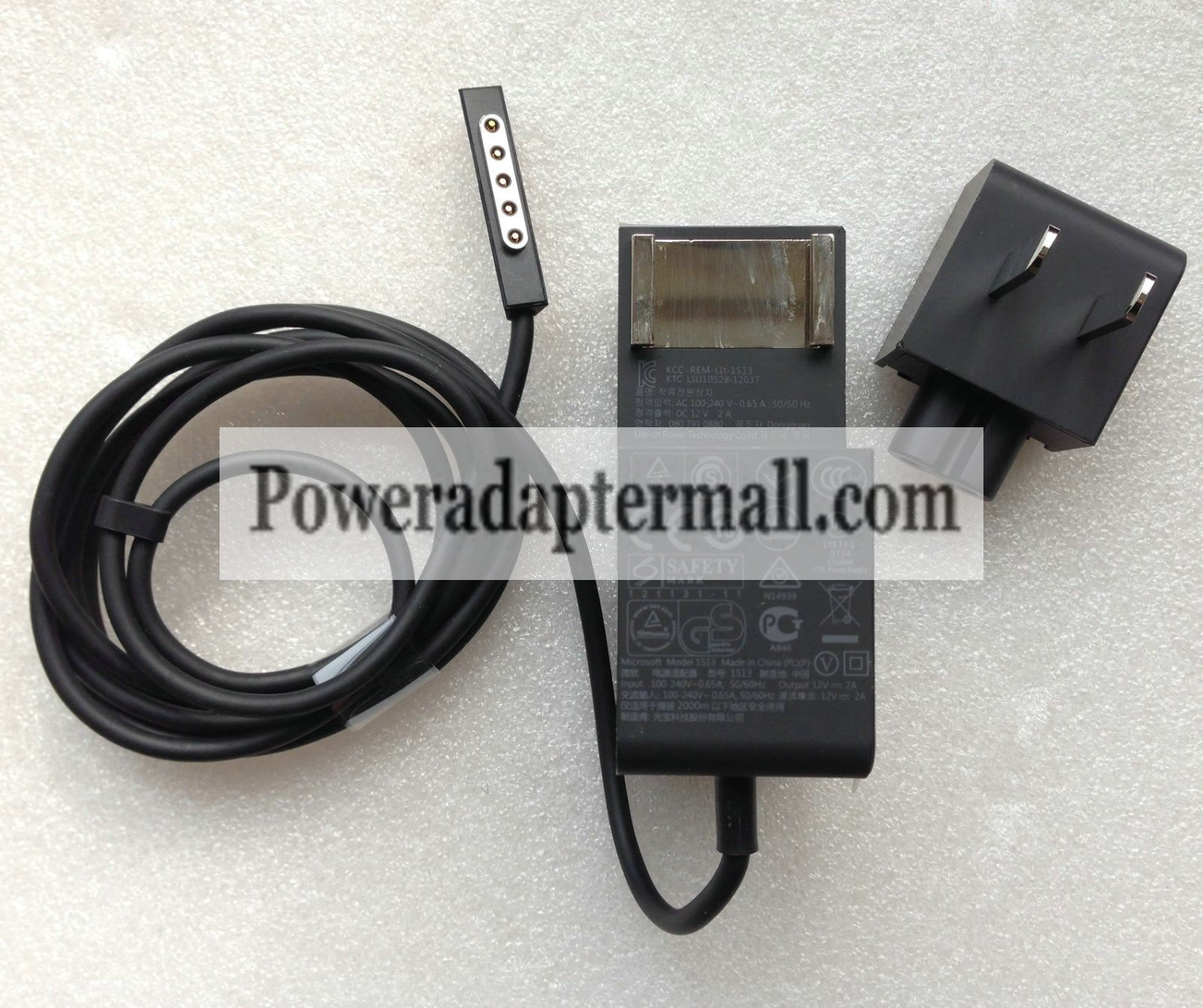 Original Microsoft 24W AC Adapter for Surface 1, 2 1512 1513 Original Microsoft 24W AC Adapter for Surface 1, 2 1512 1513
