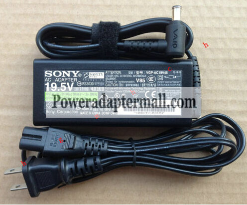 65W original Sony Vaio VGN-SZ VGN-SZ160 Laptop AC Adapter 65W original Sony Vaio VGN-SZ VGN-SZ160 Laptop AC Adapter