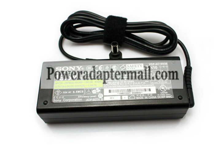 19V 4.74A Sony VGP-AC19V10 VGN-FS540P AC Adapter with Power Cord 19V 4.74A Sony VGP-AC19V10 VGN-FS540P AC Adapter with Power Cord