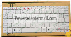 New Acer Aspire one 522 AO522 UK Keyboard White New Acer Aspire one 522 AO522 UK Keyboard White