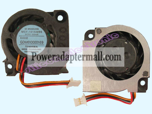Toshiba MCF-121AM05 GDM610000169 Laptop CPU Fan DC5V 100MA Toshiba MCF-121AM05 GDM610000169 Laptop CPU Fan DC5V 100MA