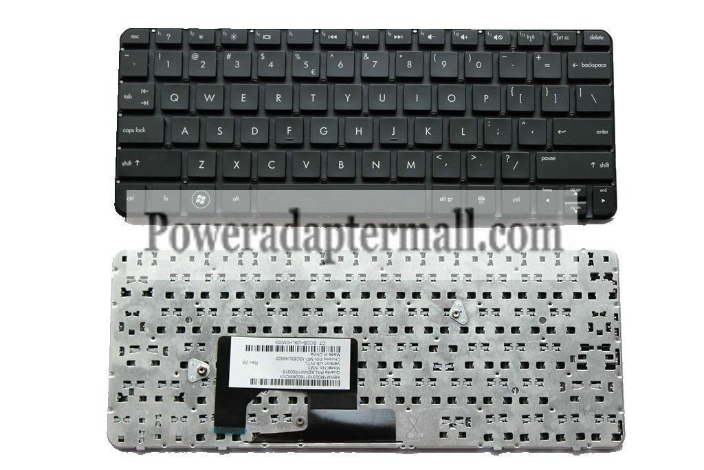 HP MINI 1103 110-3500 110-3600 110-3700 keyboard US Black HP MINI 1103 110-3500 110-3600 110-3700 keyboard US Black