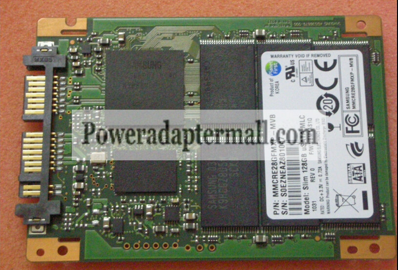 Samsung MMCRE28GFMXP-MVB 128GB SSD Micro-SATA Solid State Disk Samsung MMCRE28GFMXP-MVB 128GB SSD Micro-SATA Solid State Disk