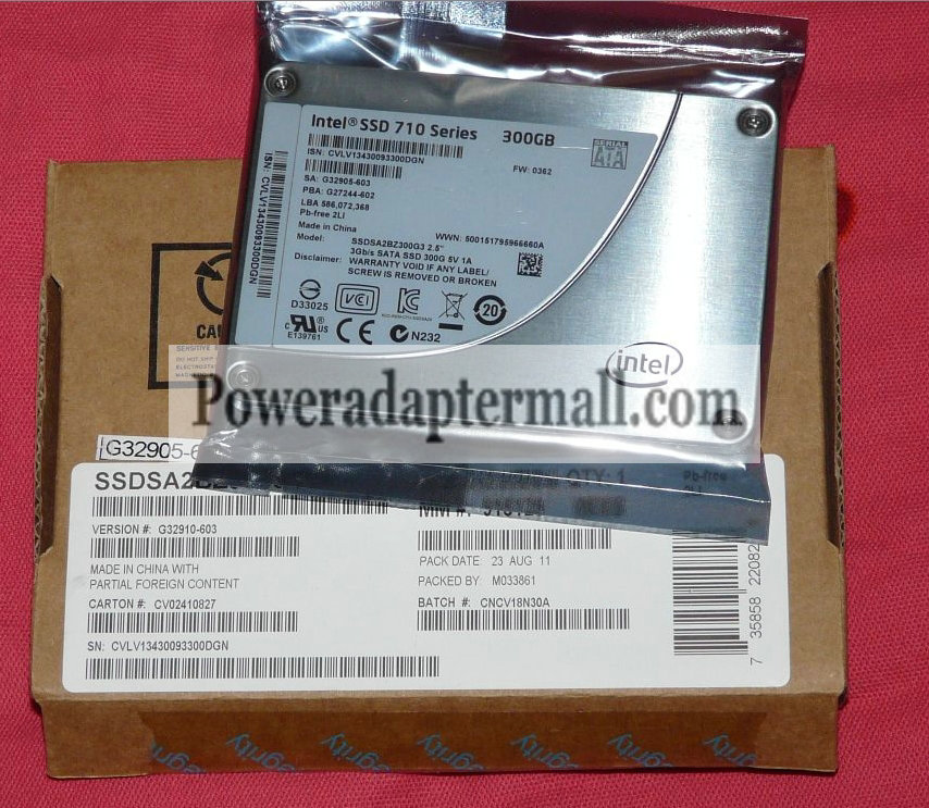 New Intel SSD 710 300GB SSDSA2BZ300G301 2.5"HET MLC SATAII 3Gb/s New Intel SSD 710 300GB SSDSA2BZ300G301 2.5"HET MLC SATAII 3Gb/s