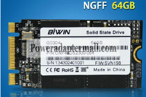 BIWIN G5304 NGFF 64G SSD CNF46DS2300-064 for Thinkpad E531 E431 BIWIN G5304 NGFF 64G SSD CNF46DS2300-064 for Thinkpad E531 E431