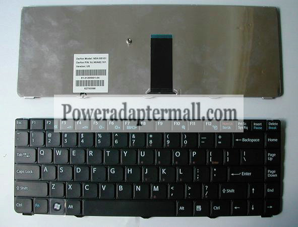 81-31205001-04 SONY VGN-NR200 Series Laptop Keyboard Black 81-31205001-04 SONY VGN-NR200 Series Laptop Keyboard Black