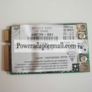 Hp Dv6000 Dv9000 Wireless Wifi Card 449729-001 Hp Dv6000 Dv9000 Wireless Wifi Card 449729-001