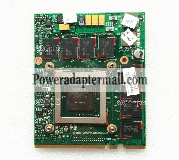 HP HDX9000 8710P 8710W nVIDIA 8800M GTS Video Card 454311-001 HP HDX9000 8710P 8710W nVIDIA 8800M GTS Video Card 454311-001