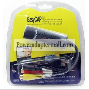 VIDEO CAPTURE CARD ADAPTER TV DVD AUDIO EASYCAP USB 2.0 VIDEO CAPTURE CARD ADAPTER TV DVD AUDIO EASYCAP USB 2.0