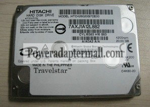 Hitachi HTC426020G7CE10 20GB 4200RPM 1.8-inch ZIF Hard Drive Hitachi HTC426020G7CE10 20GB 4200RPM 1.8-inch ZIF Hard Drive