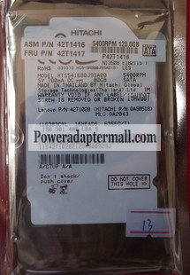 Hitachi 80GB 2.5" SATA Laptop Hard Drive HTS541680J9SA00 Hitachi 80GB 2.5" SATA Laptop Hard Drive HTS541680J9SA00