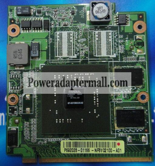 NVIDIA GeForce Go 7300 GO7300-B-N-A3 ASUS A8J Z99J VGA Card NVIDIA GeForce Go 7300 GO7300-B-N-A3 ASUS A8J Z99J VGA Card