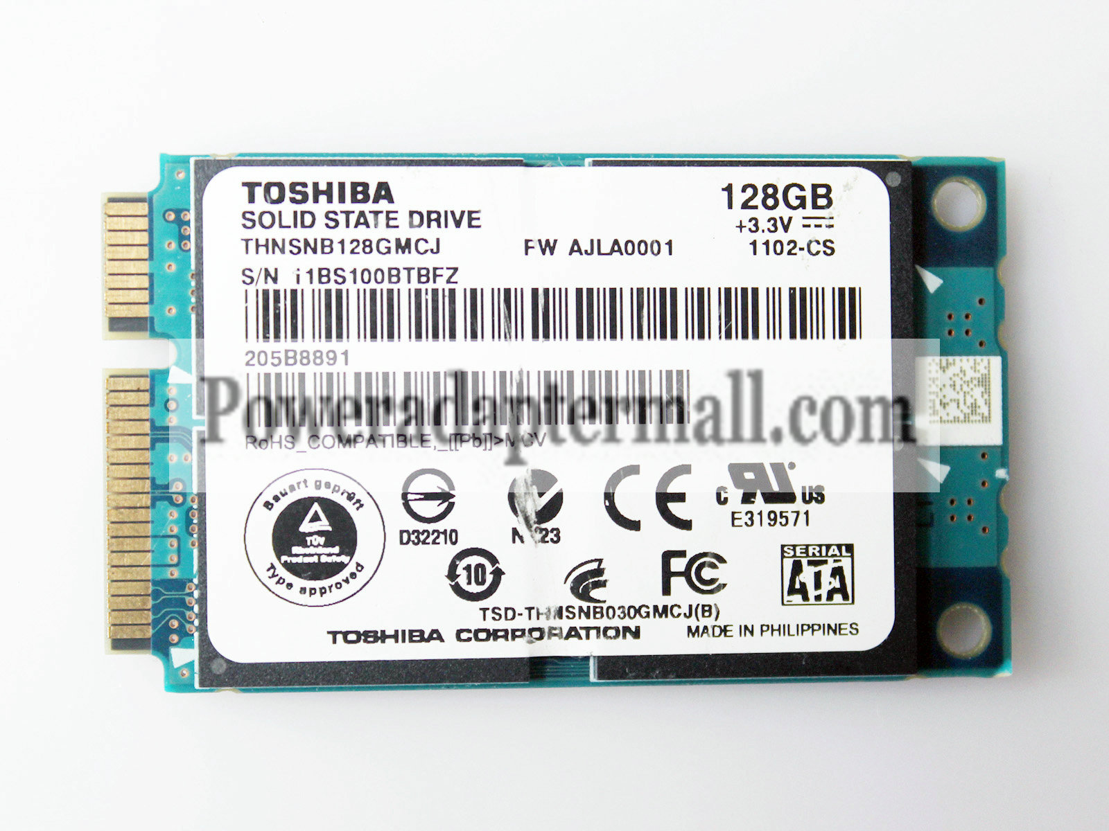 TOSHIBA SSD mSATA 128GB Solid State Drive 6GB/S THNSNB128GMCJ TOSHIBA SSD mSATA 128GB Solid State Drive 6GB/S THNSNB128GMCJ
